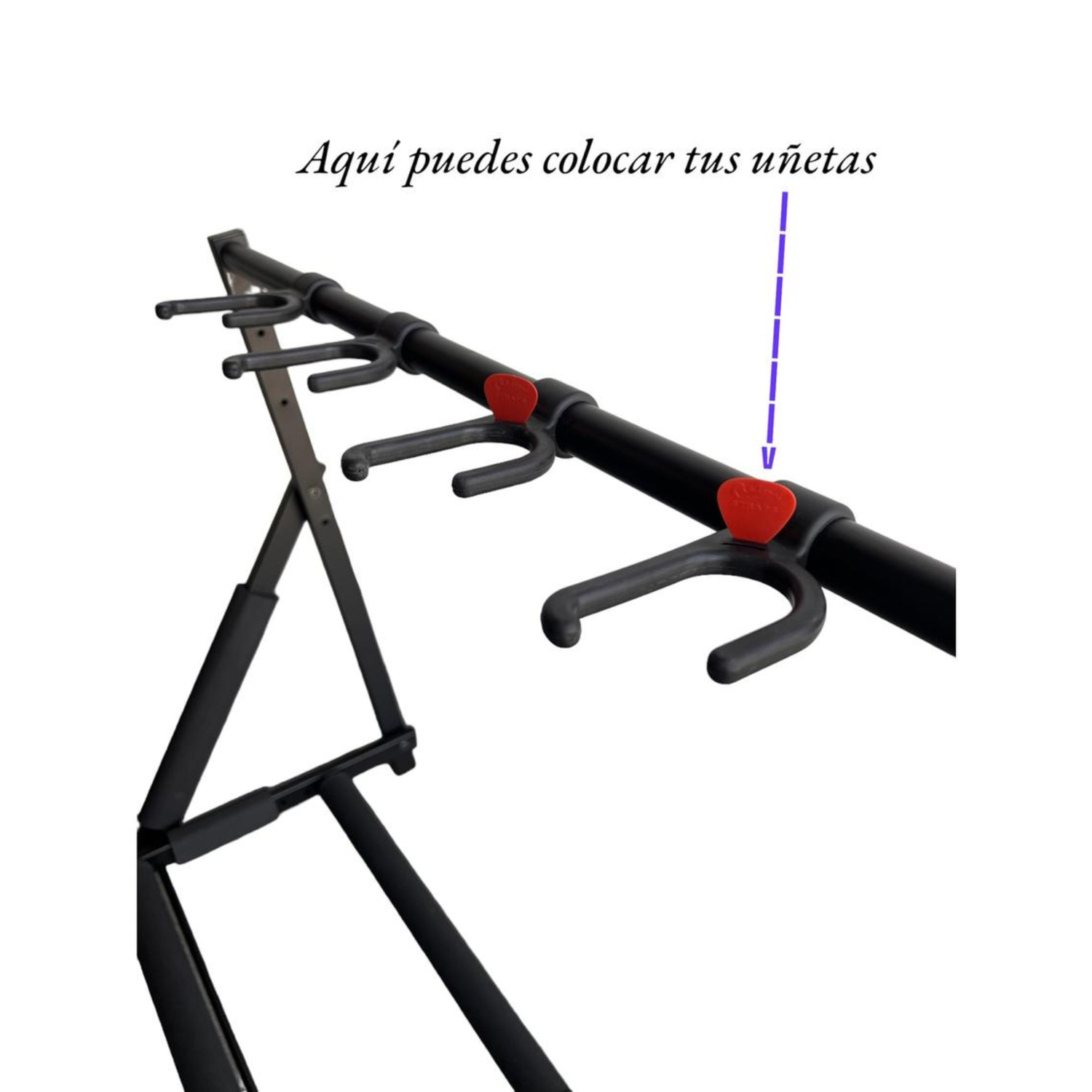 Rack para Guitarra 5 Lugares Hamilton Negro-6