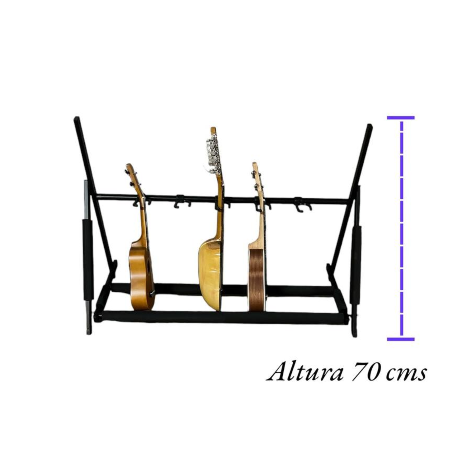 Rack para Guitarra 5 Lugares Hamilton Negro-6