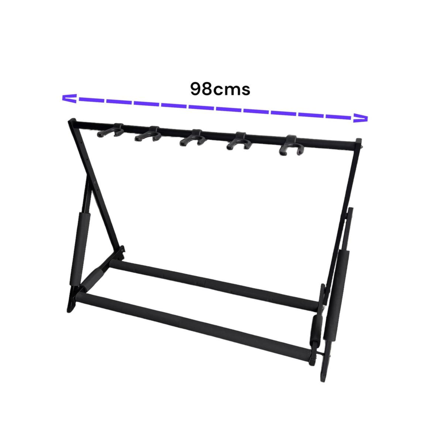 Rack para Guitarra 5 Lugares Hamilton Negro-7