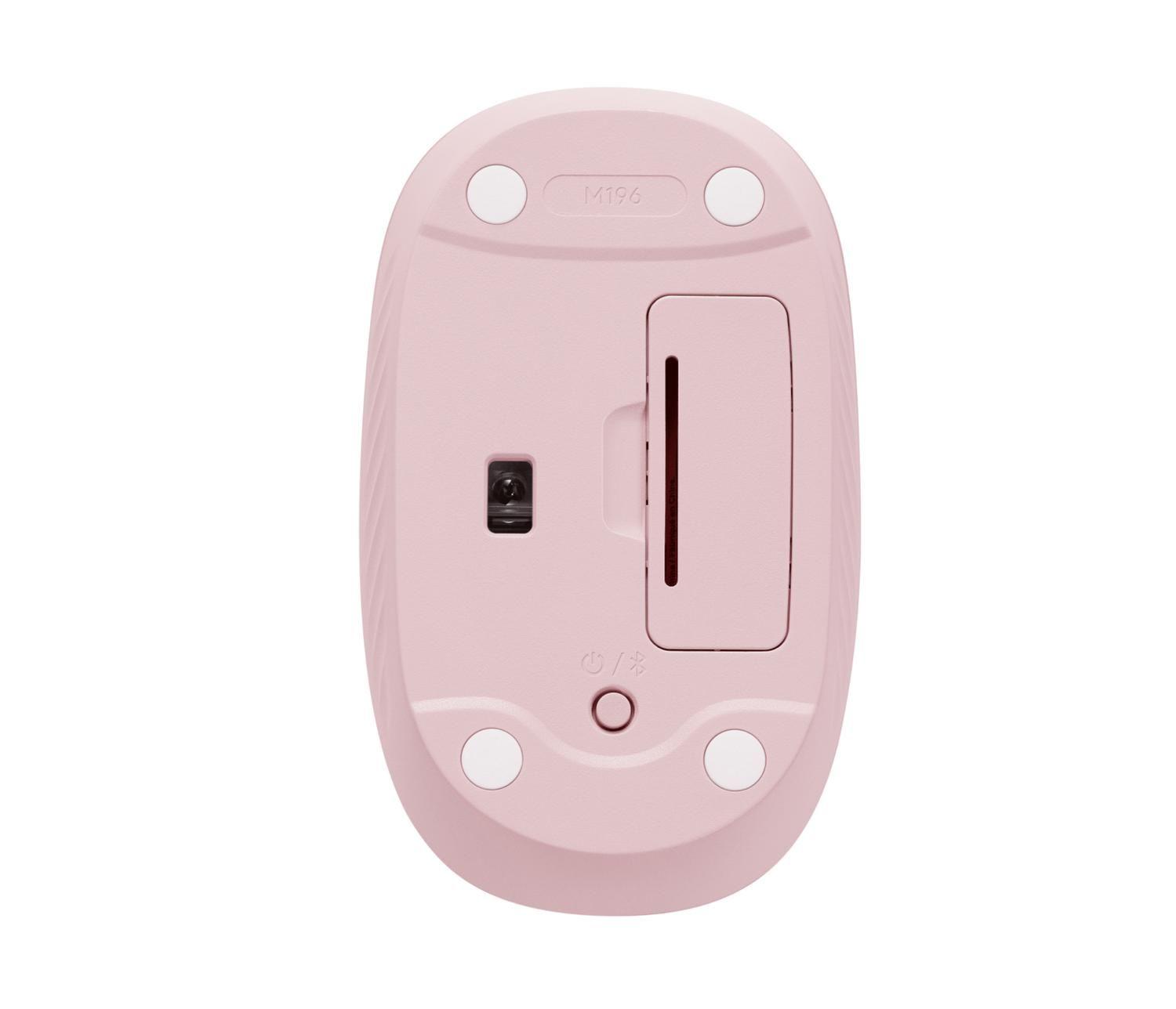 Mouse Bluetooth Logitech M196 Rosado-2