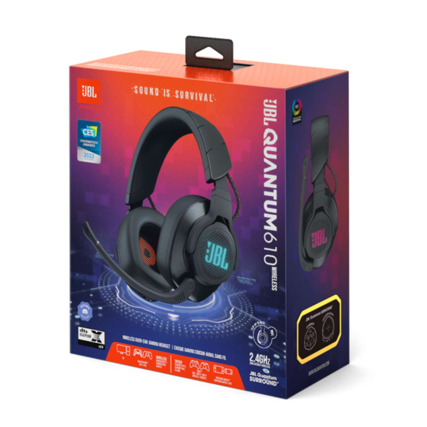 Audífonos Diadema JBL Quantum 610 Inalámbrico Negro-8