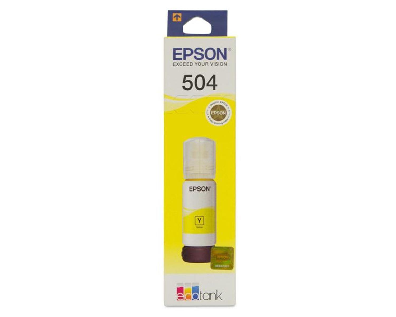 Botella de Tinta Amarilla T504 para L4150 y L4160-0