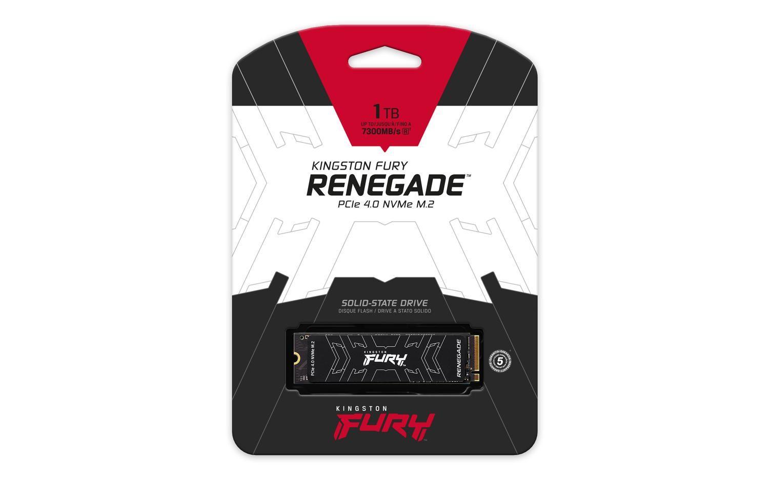Unidad de Estado Sólido Interno Kingston FURY Renegade 1TB-4