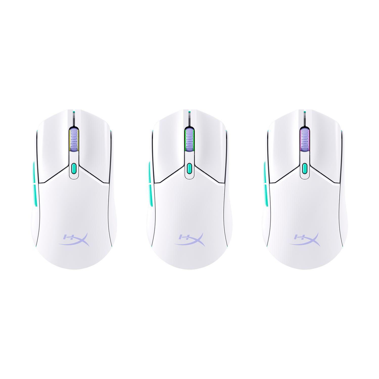 Mouse Gaming HyperX Pulsefire Haste 2 Core inalámbricos Blanco-2