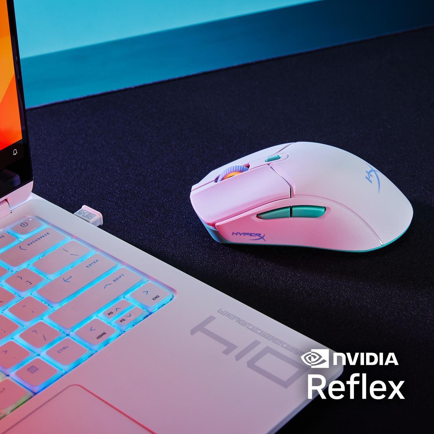 Mouse Gaming HyperX Pulsefire Haste 2 Core inalámbricos Blanco-6
