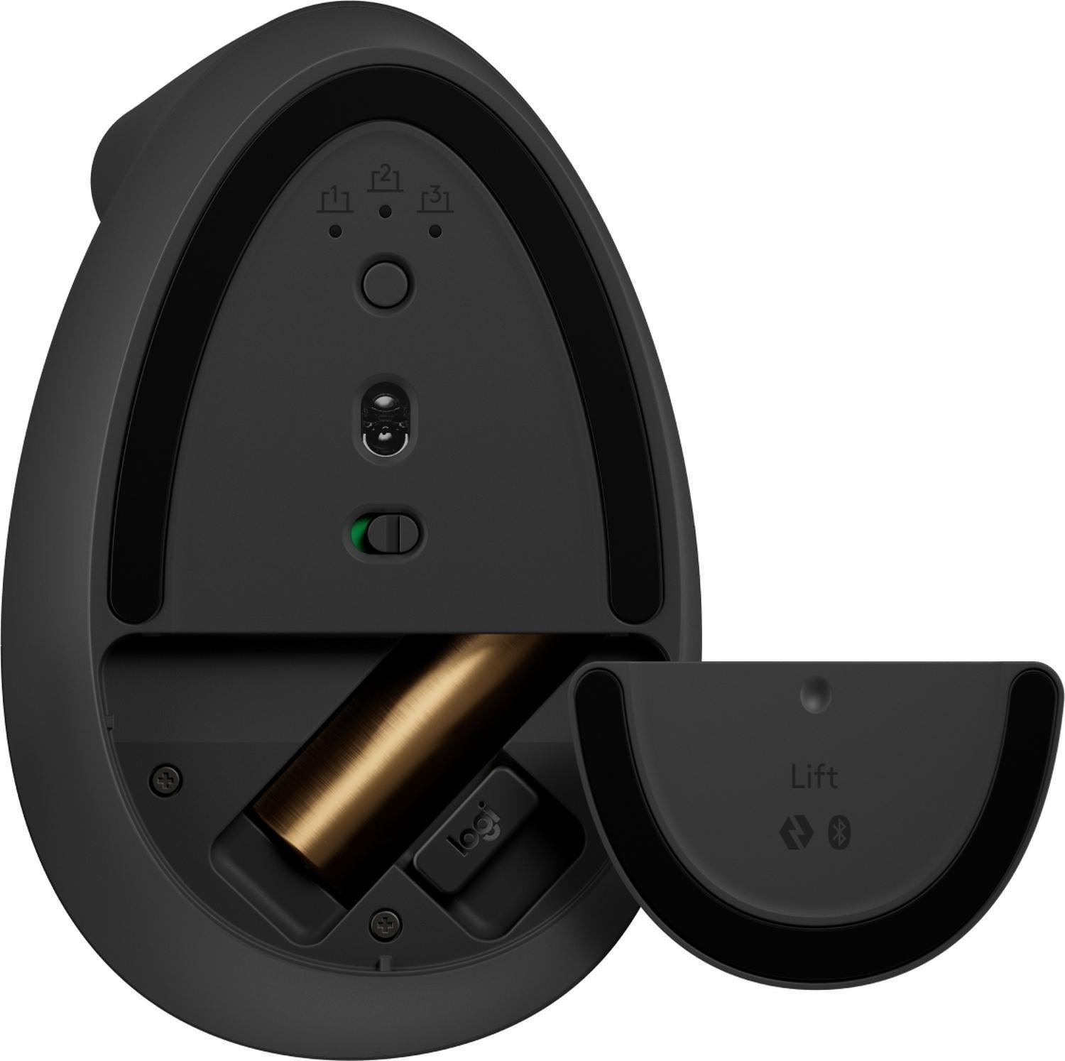 Mouse Logitech Lift Inalámbrico Grafito-4