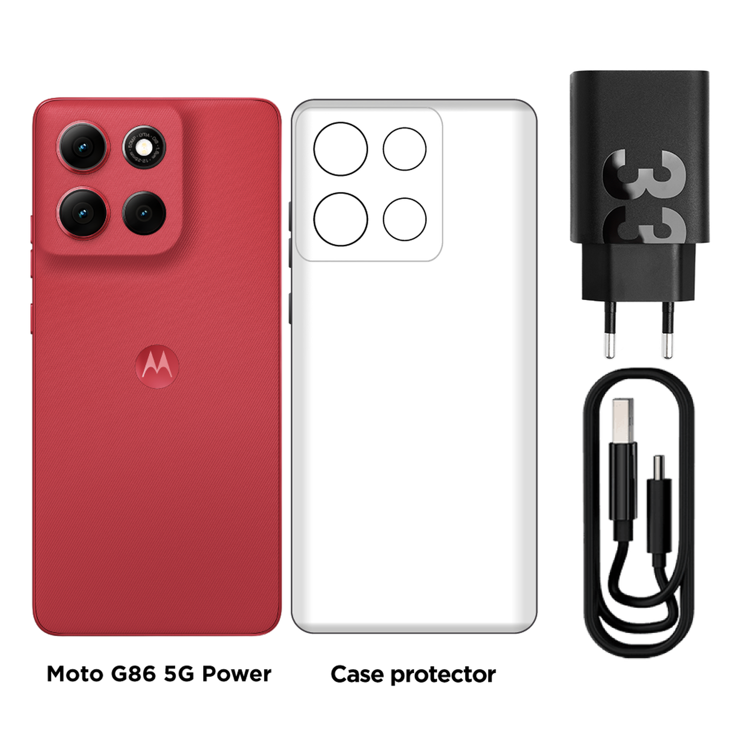 Smartphone Moto G86 5G 256GB 8GB 6.6" Cherry-2