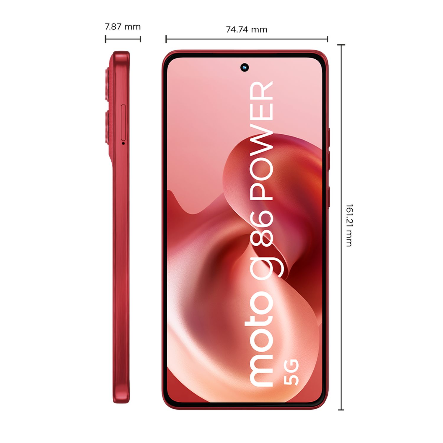 Smartphone Moto G86 5G 256GB 8GB 6.6" Cherry-3