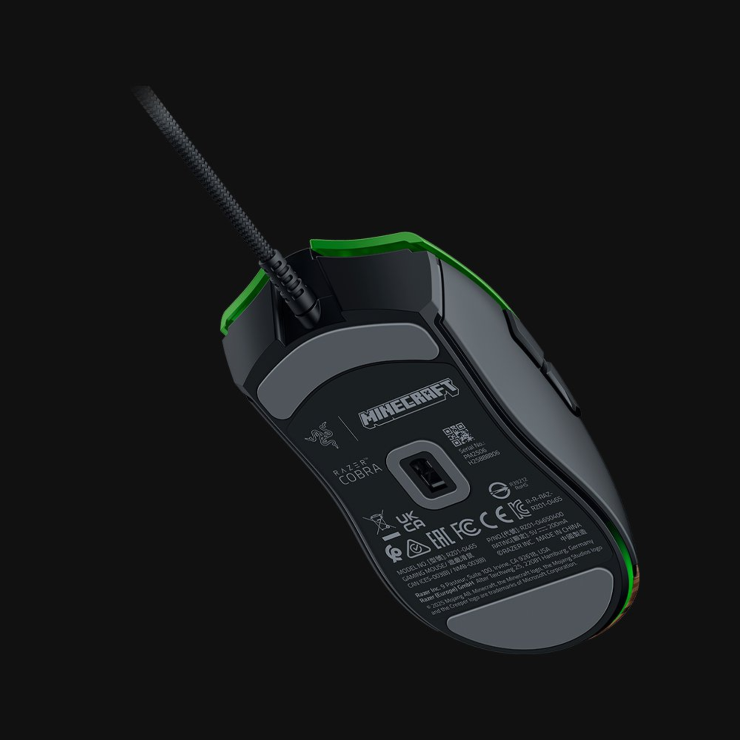 Mouse Gamer Razer Cobra Minecraft Edition RGB 8.500 DPI-5