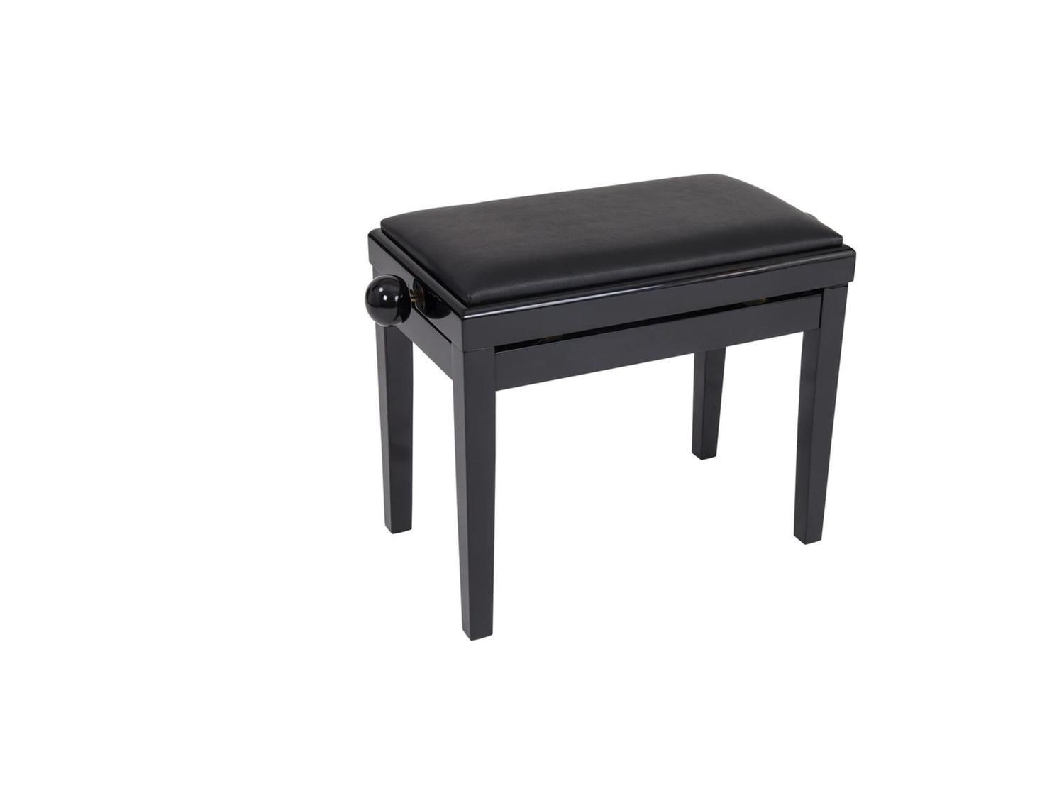 Taburete para Piano Ajustable con Cajón-2