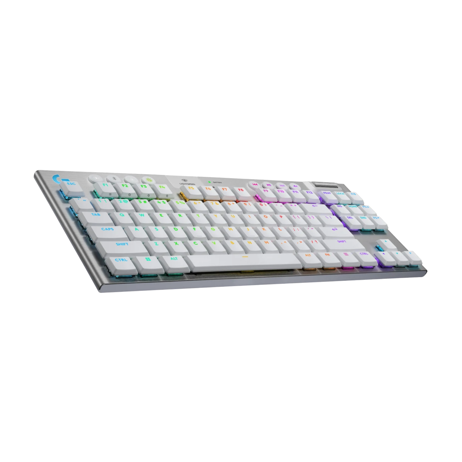 Teclado Gamer Inalámbrico Logitech G915 X TKL Blanco-3