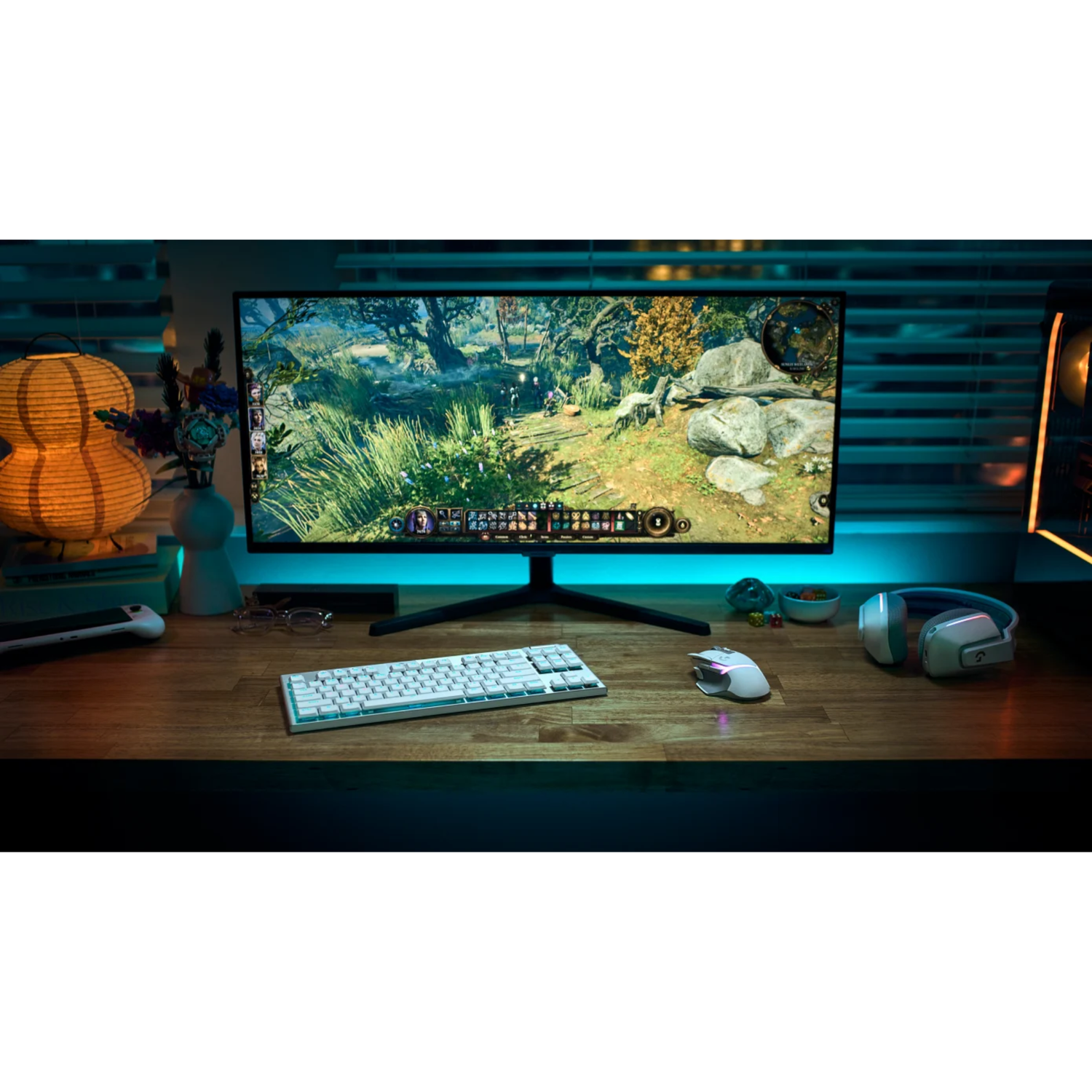 Teclado Gamer Inalámbrico Logitech G915 X TKL Blanco-6