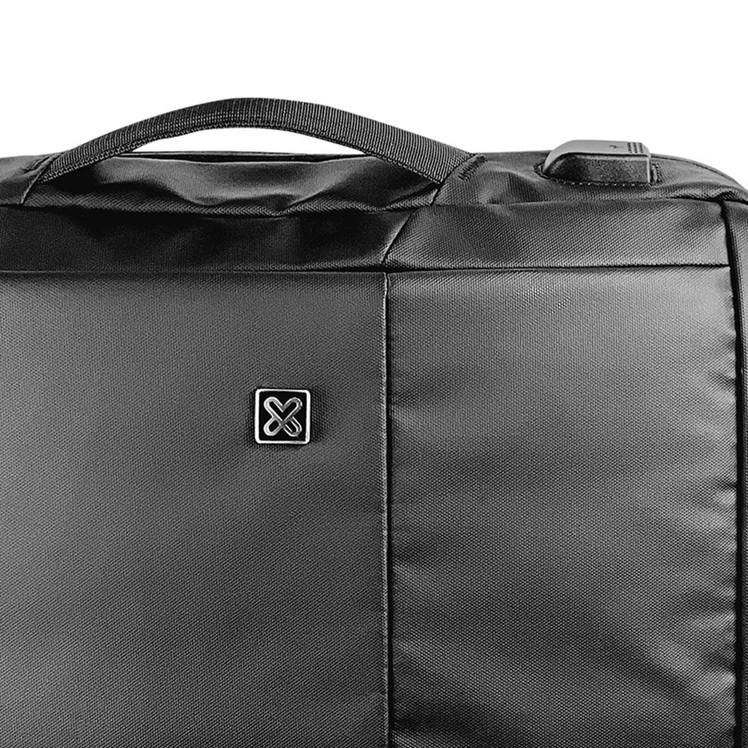 Mochila Klip Xtreme Bizman Negro Poliéster-4