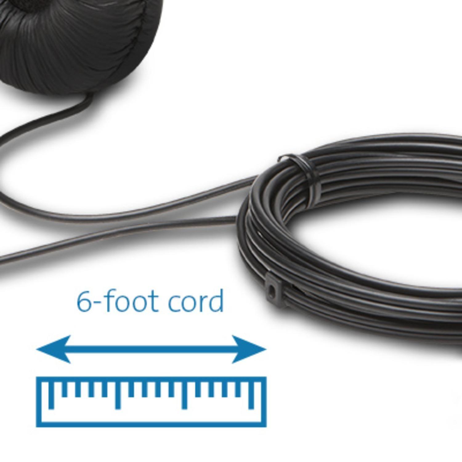 Audífonos Diadema c/Micrófono Fit K97603 Alámbrico Negro-4