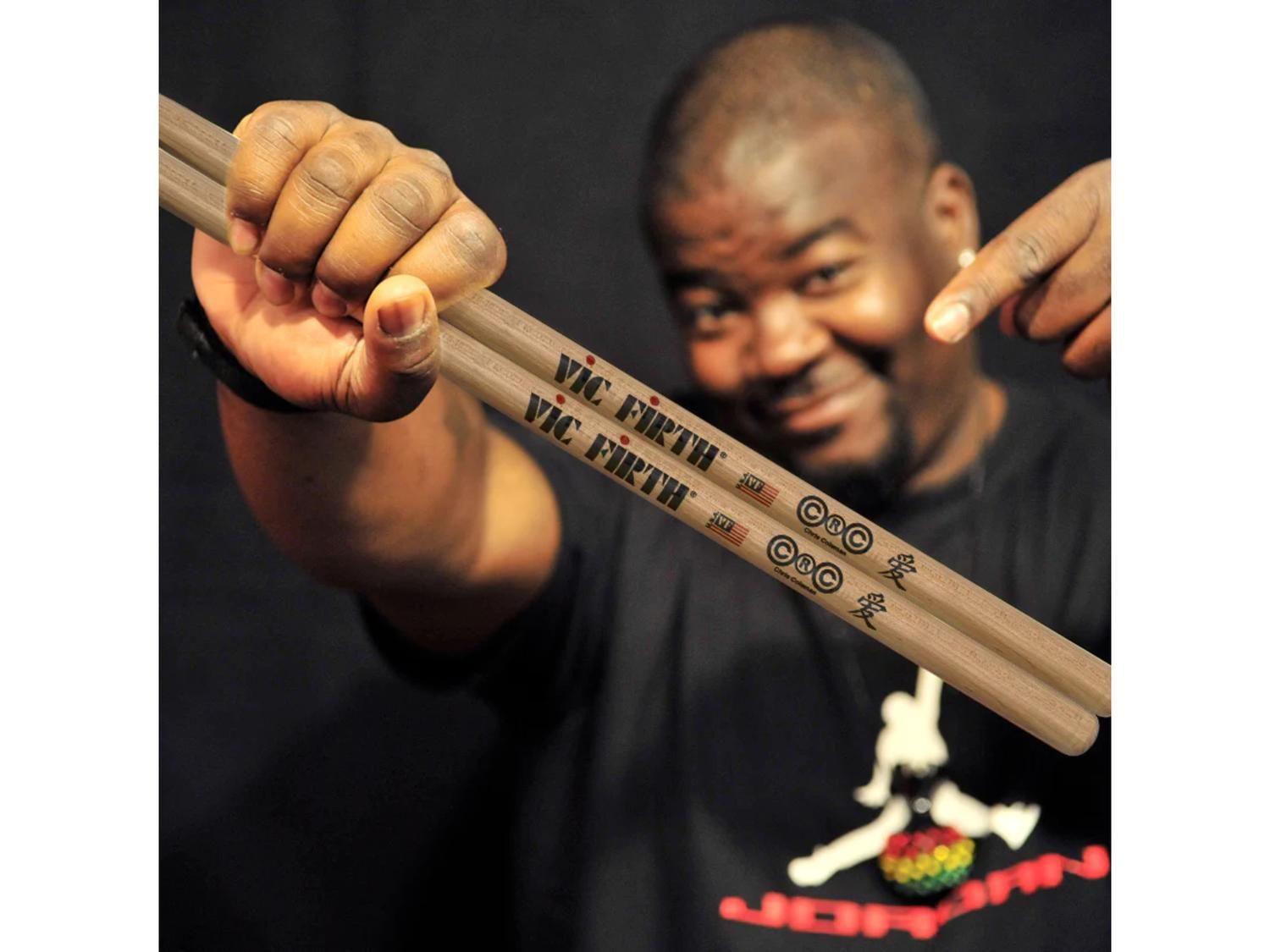 Baquetas Batería Serie Autografiados/Chris Coleman Vic Firth-2