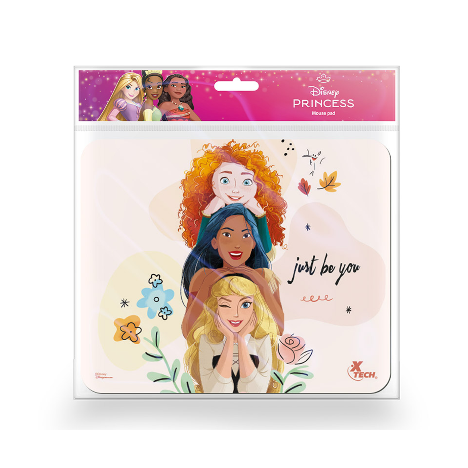 Mouse Pad Disney Princesas Xtech 22x18cm-2
