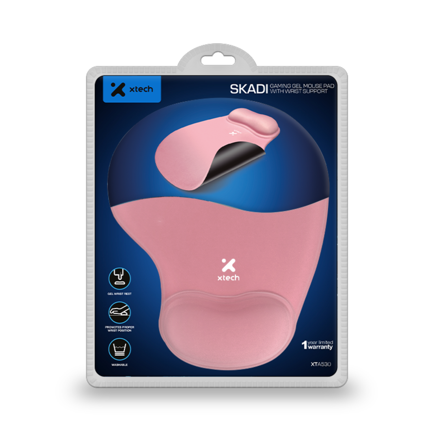 Mouse Pad XTA-530 Rosa para Juegos y Oficina-5