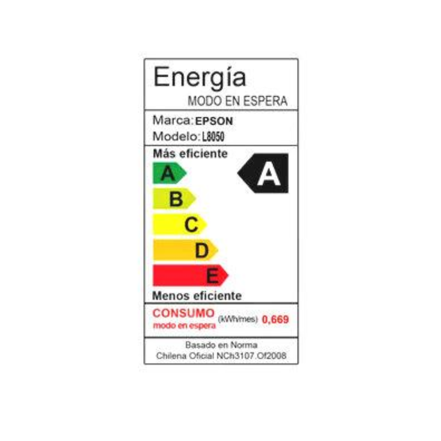 Impresora Fotográfica Ink-Jet EcoTank L8050 Color WiFi-6