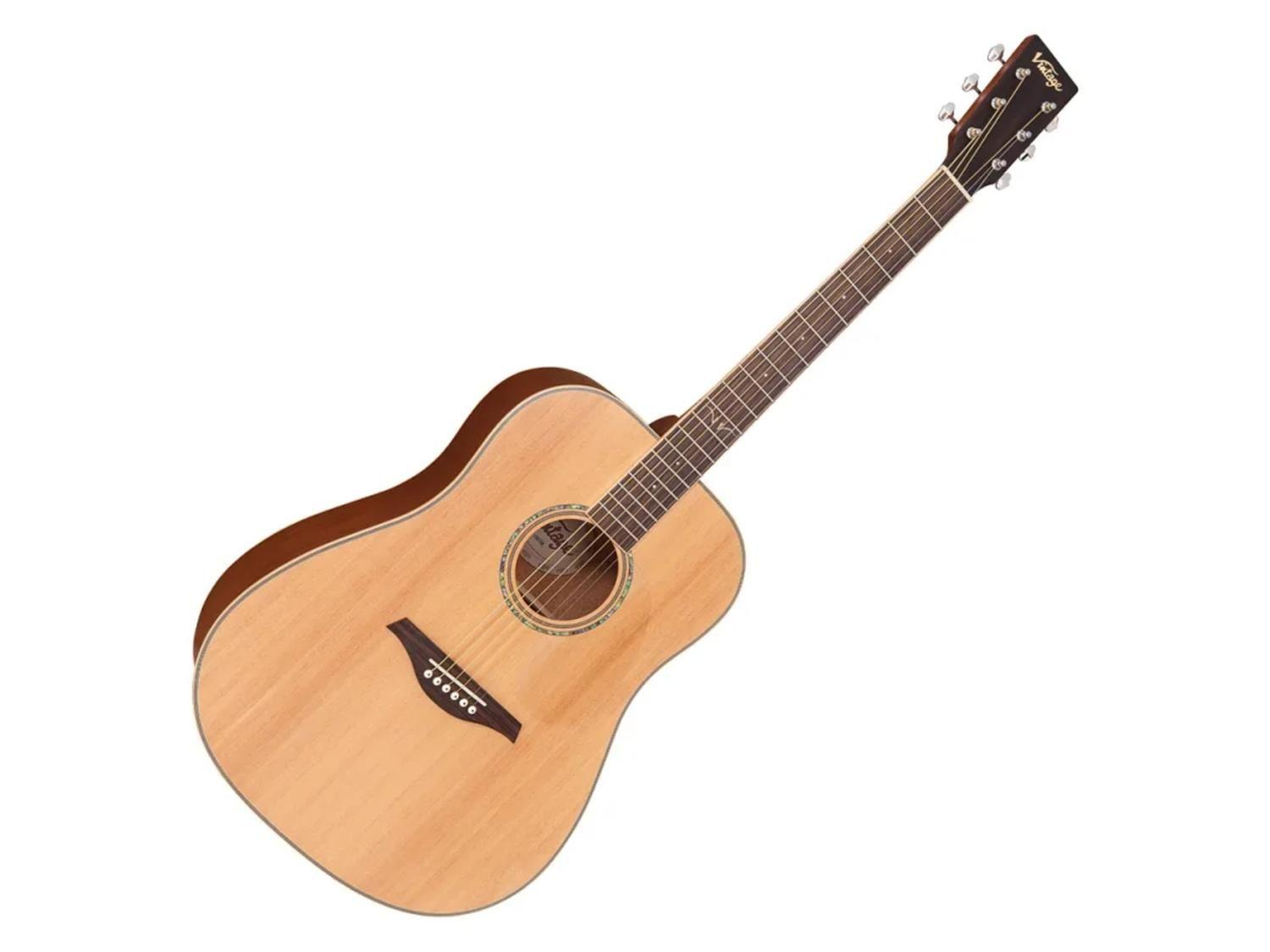 Guitarra Acústica VINTAGE V521N VINTAGE SOPHOMORE SERIES - DREADNOUGHT GUITAR-0