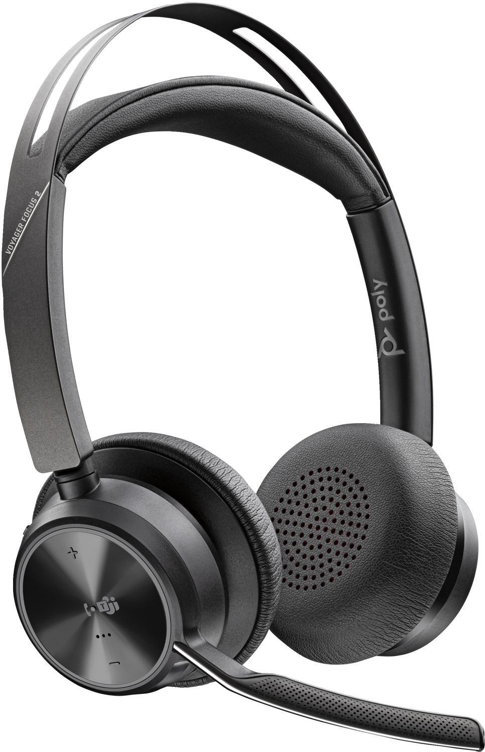 Auriculares On-Ear Inalámbrico Poly Voyager Focus 2 Negro-1
