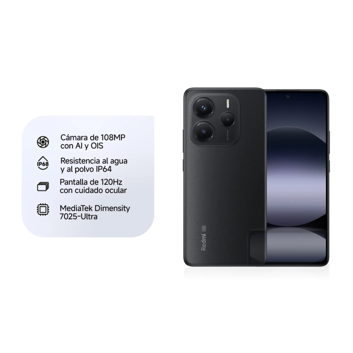 Smartphone Xiaomi Redmi Note 14 256GB 8GB Dual SIM Midnight Black-2