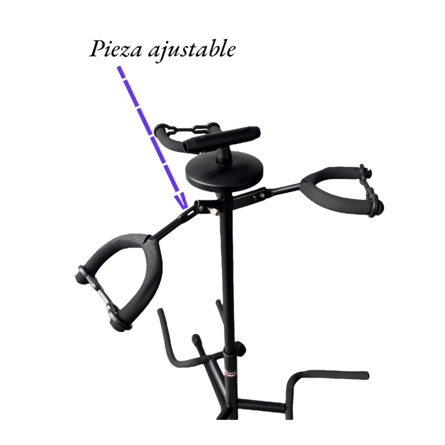 Soporte Triple Guitarras Hamilton Negro-6