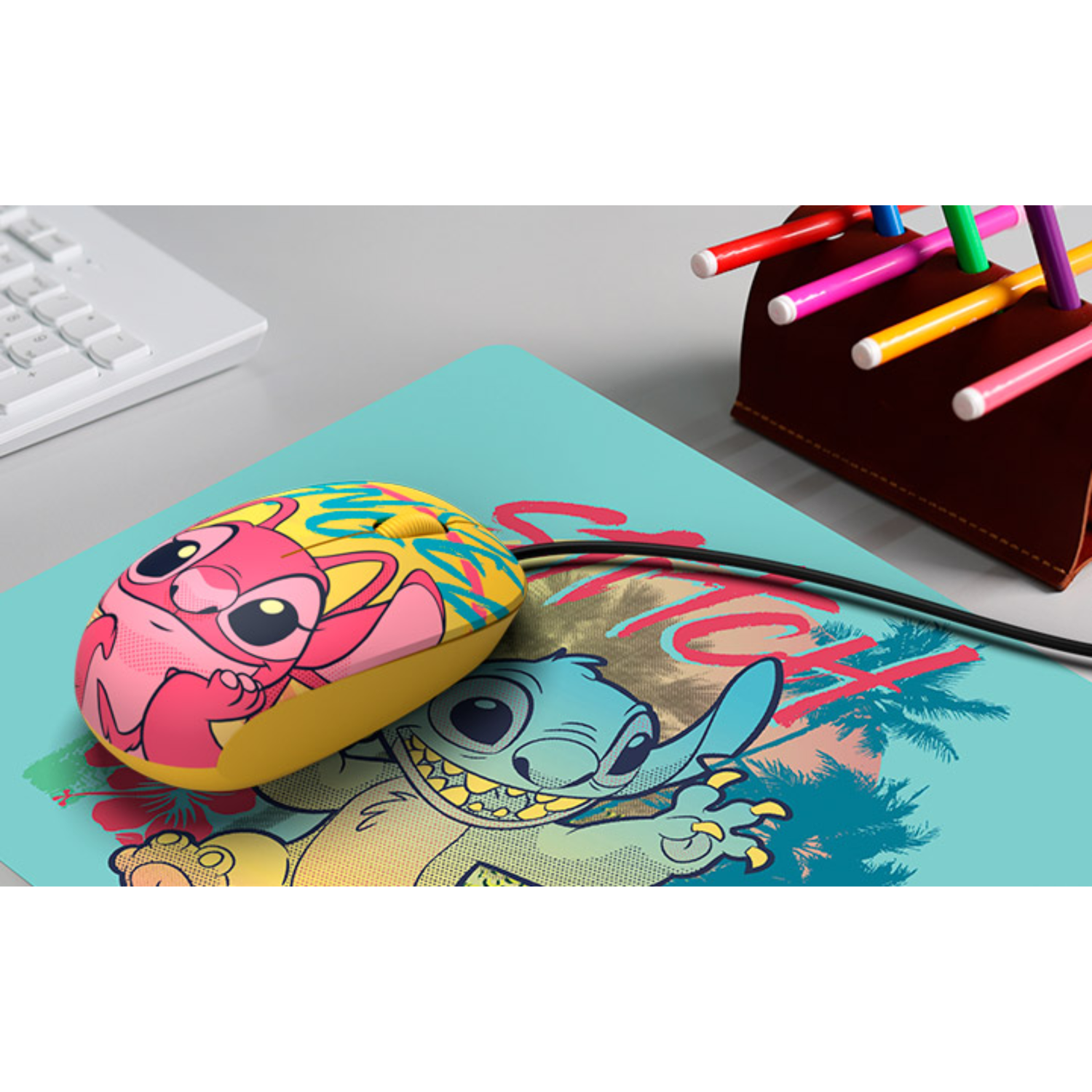 Mouse Pad Disney Stitch 22x18 cm Azul-4