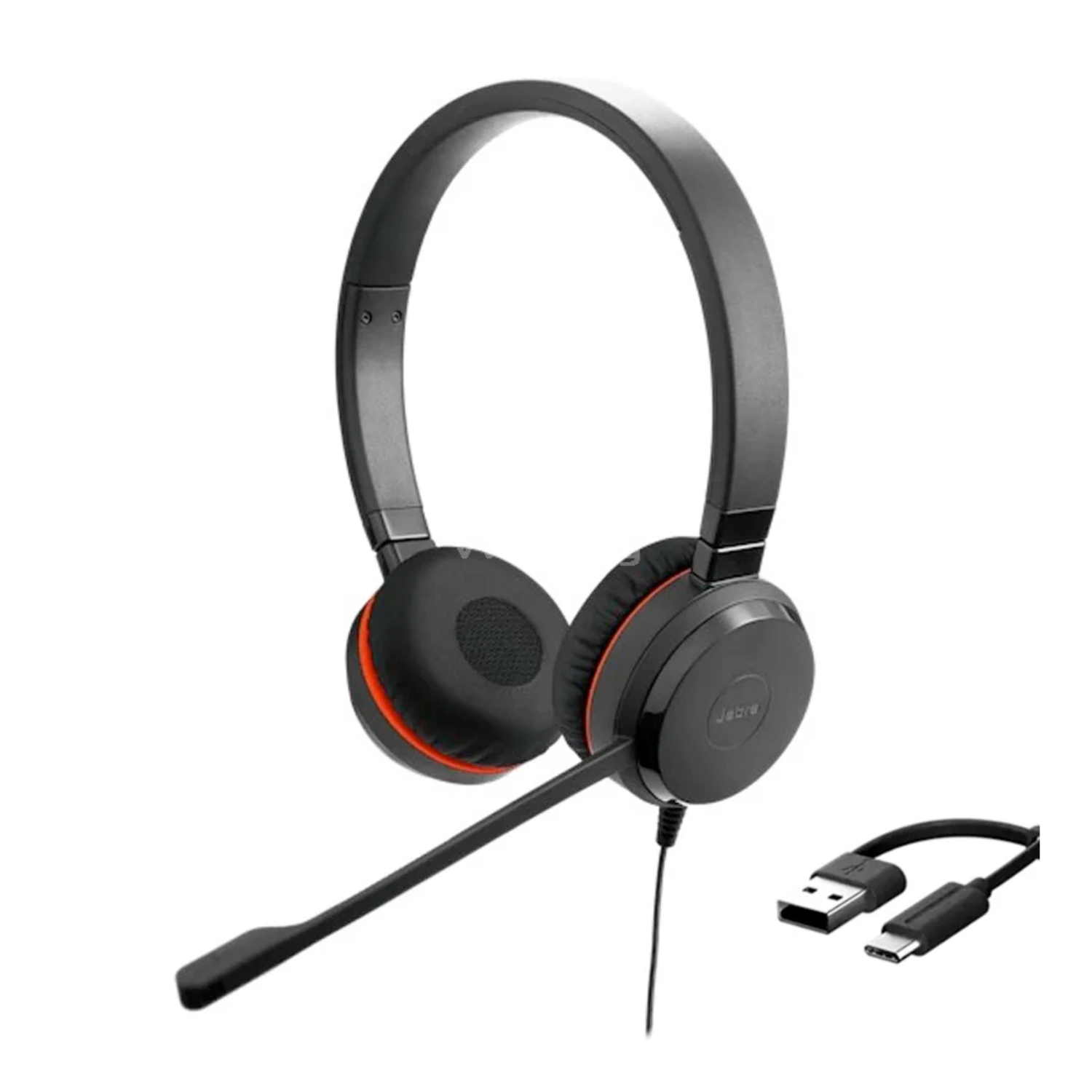 Audifonos Jabra Evolve 30 II Duo MS Teams USB-C/A Negro-2
