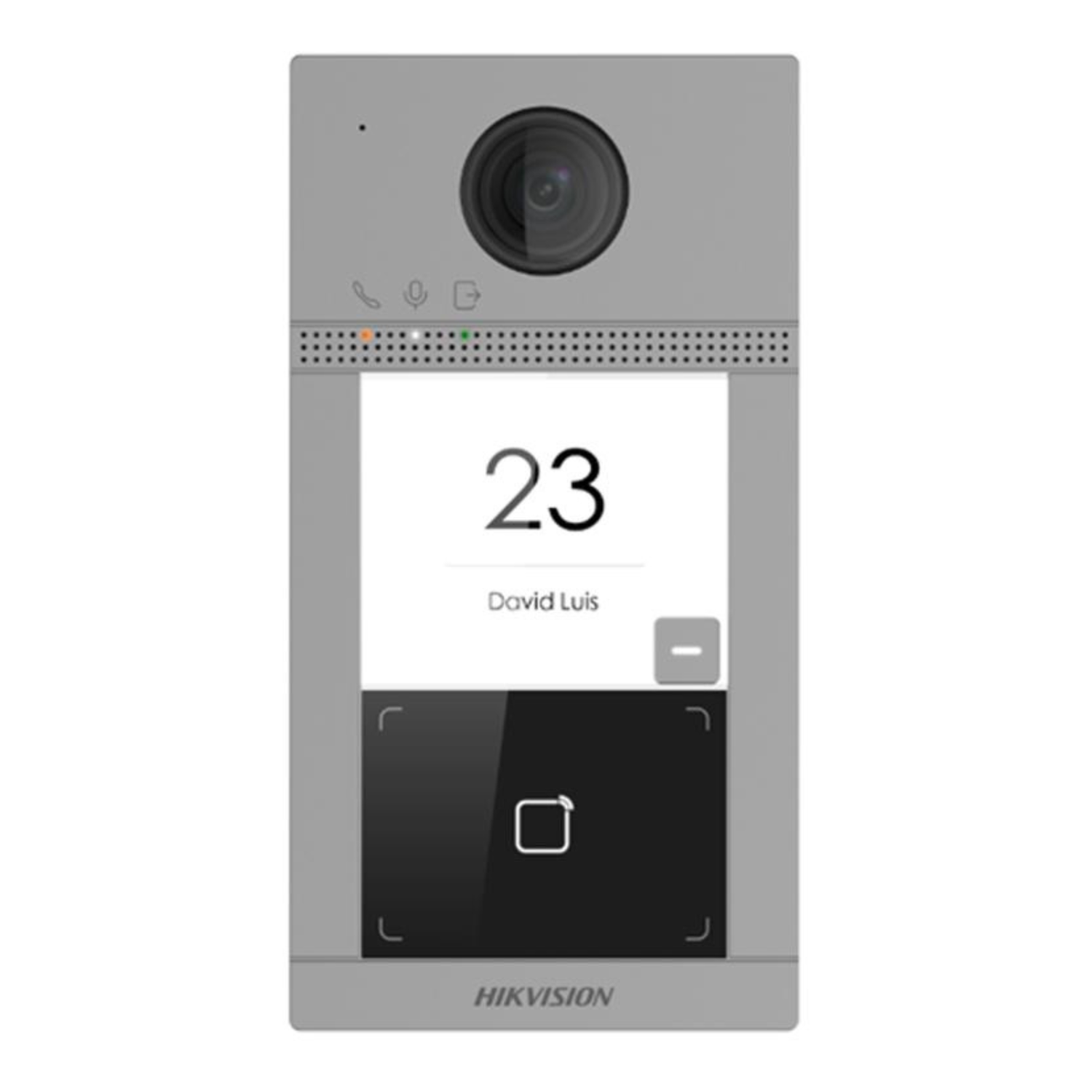 Interfono IP Cableado Hikvision Residencial 1 Botón 2MP WiFi-2