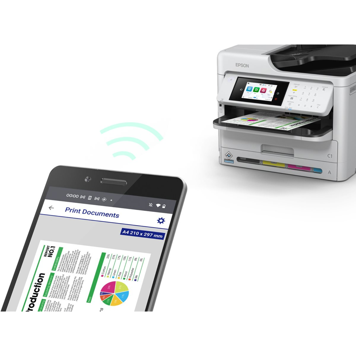 Impresora Multifuncional WorkForce Pro WF-C5810 Color WiFi-8