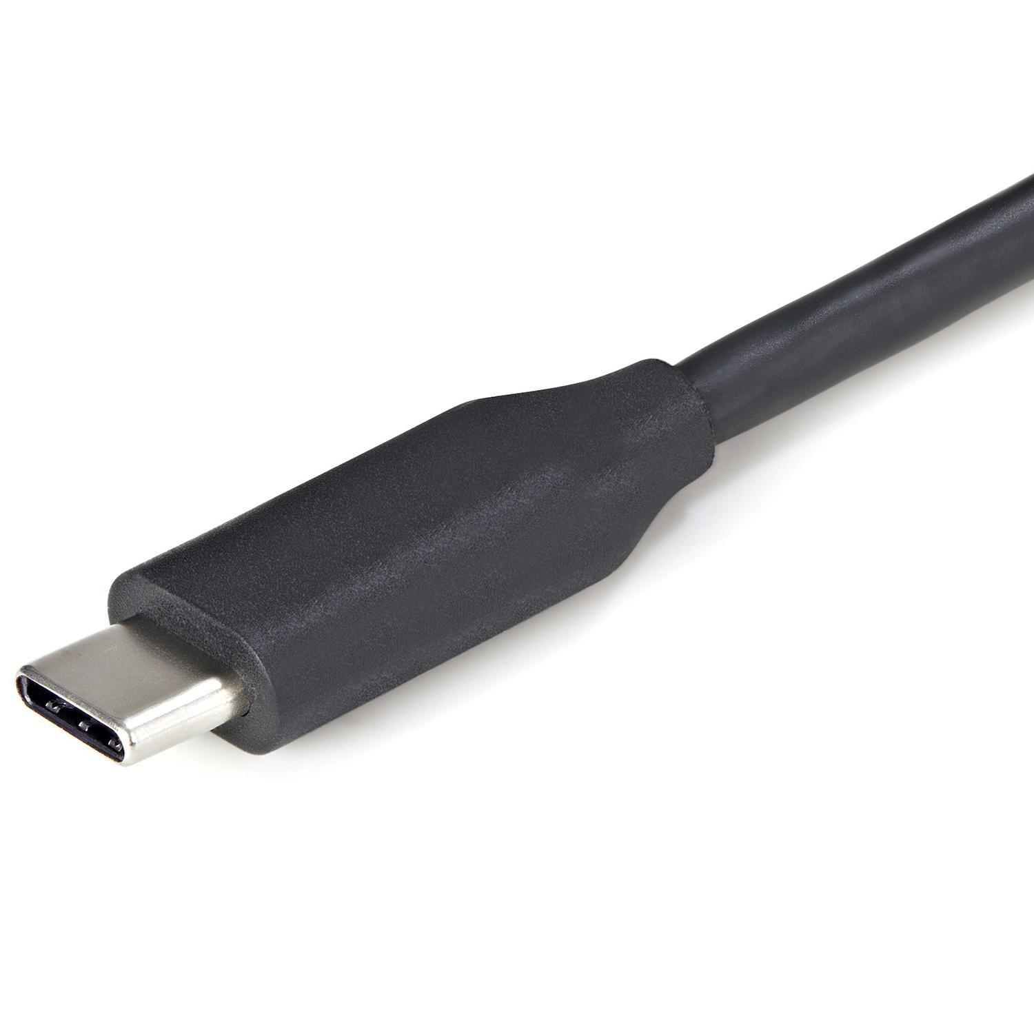 Hub USB C de 4 Puertos USB-A Gris-4