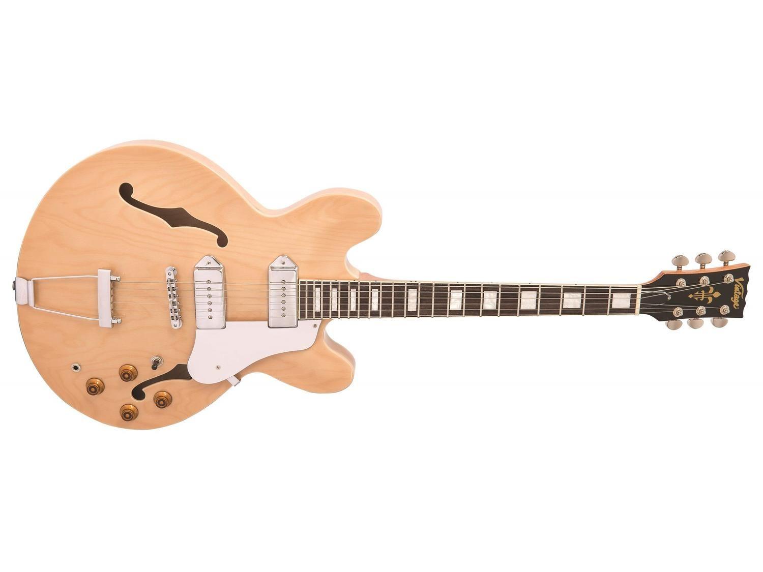 Guitarra Eléctrica Mango Encolado Semi Hueca 335 2xP90-0