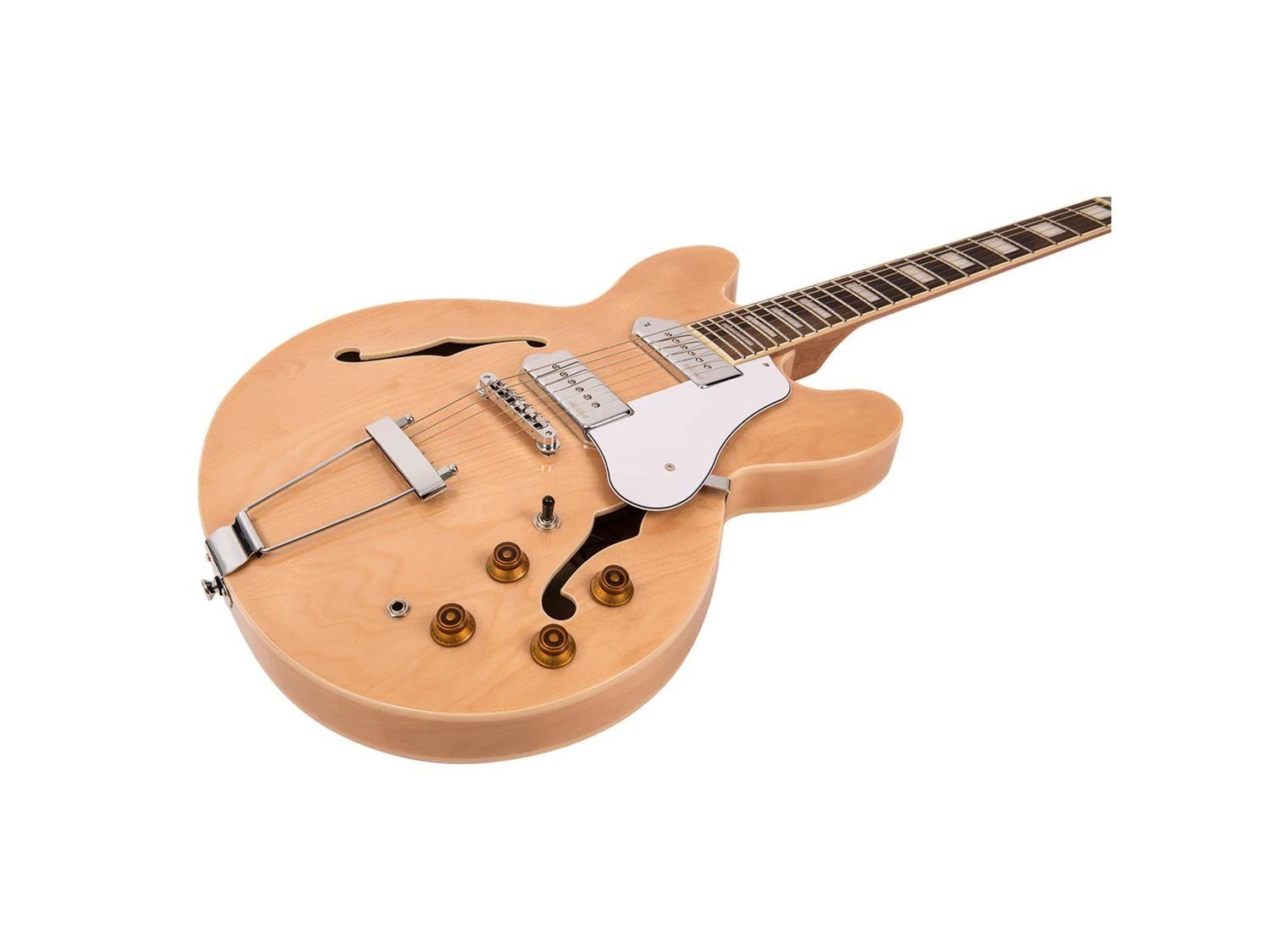 Guitarra Eléctrica Mango Encolado Semi Hueca 335 2xP90-6