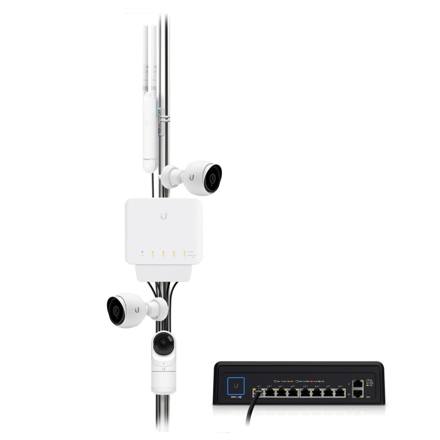 Switch Administrable Ubiquiti 5 puertos UniFi USW‑FLEX PoE-2