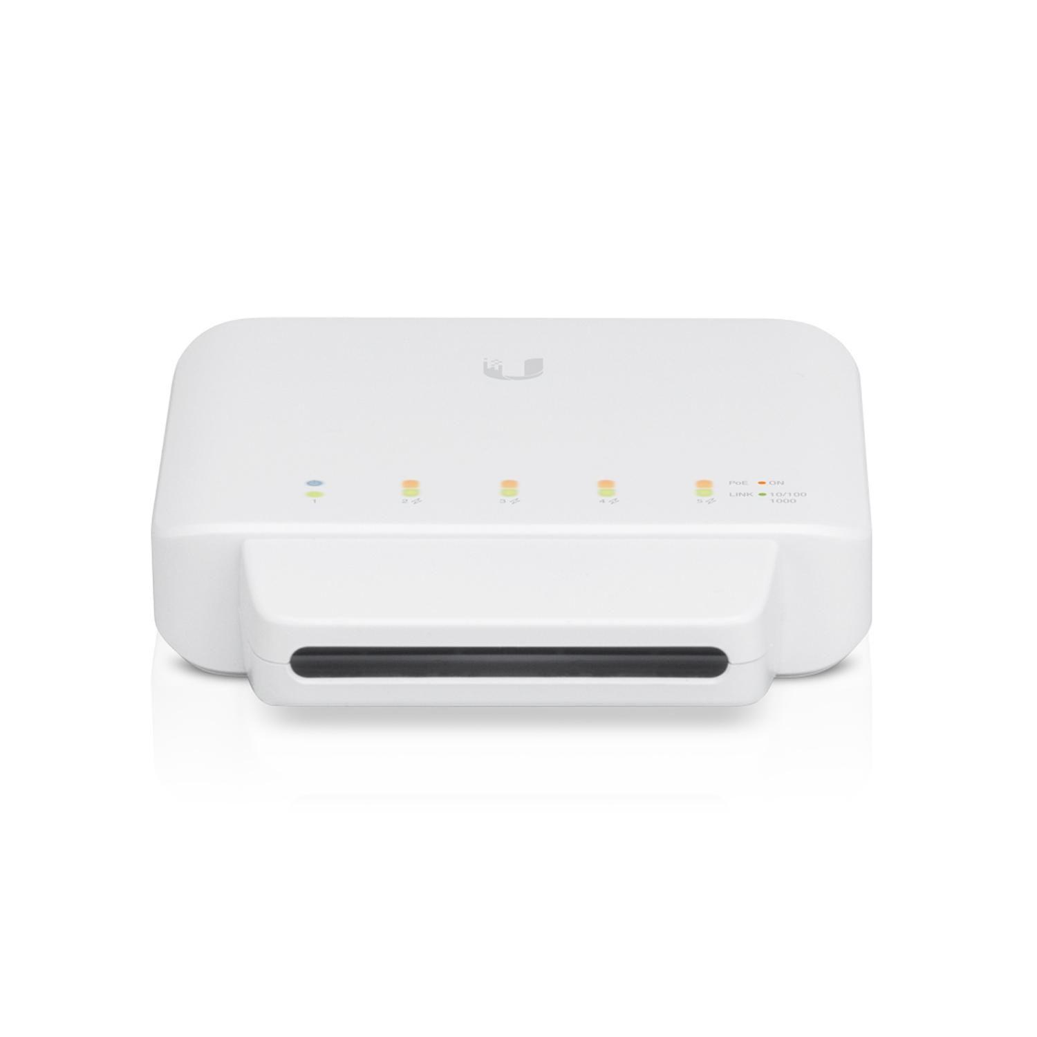 Switch Administrable Ubiquiti 5 puertos UniFi USW‑FLEX PoE-8