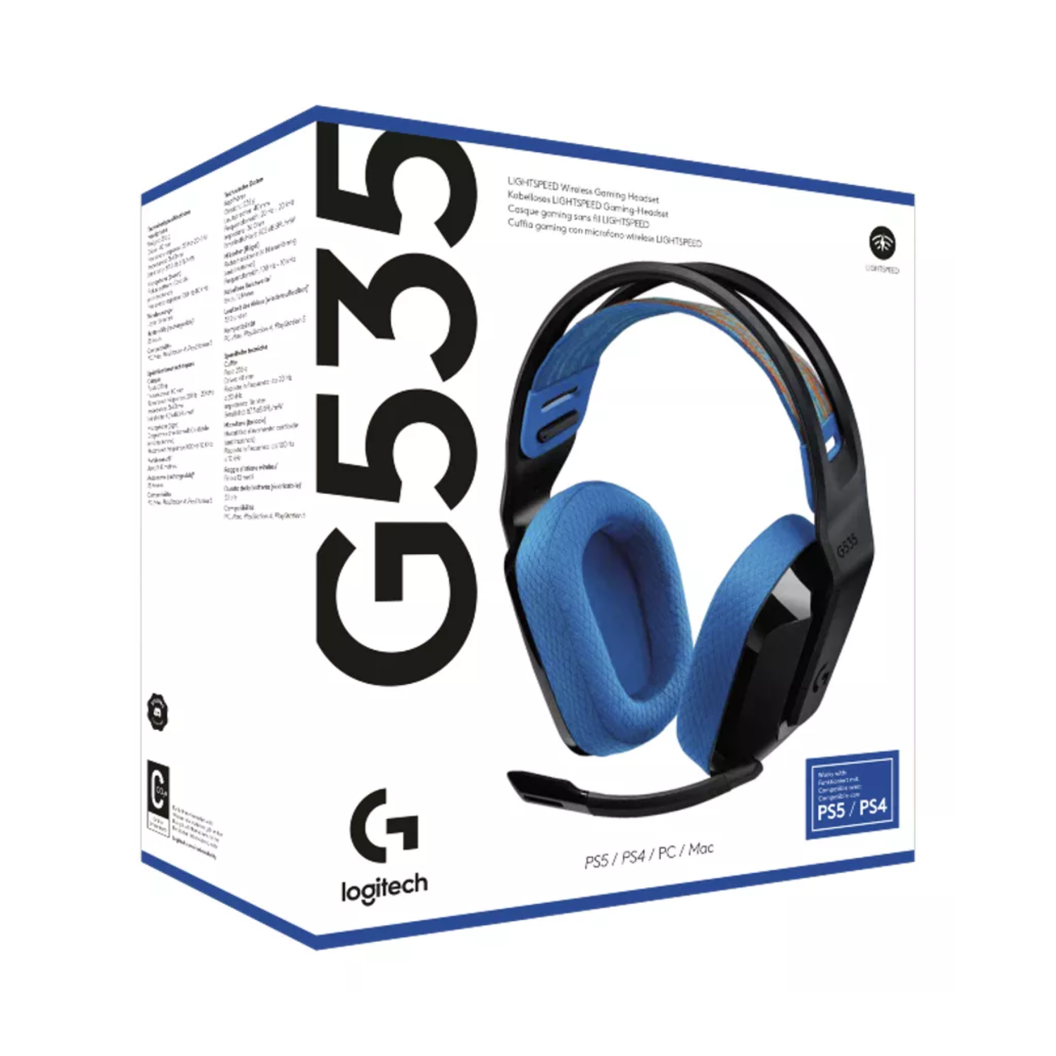 Auriculares Over-Ear Inalámbrico Logitech G535 Lightspeed Negro-2