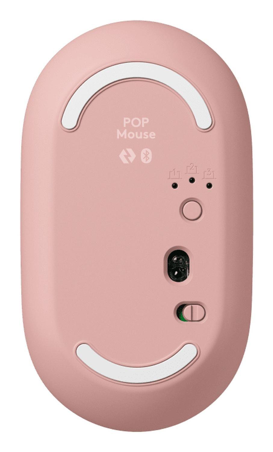 Kit Teclado y Mouse inalámbrico Logitech POP Icon Rosado Español-3