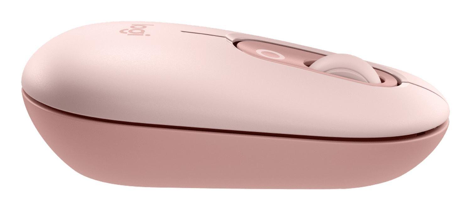 Kit Teclado y Mouse inalámbrico Logitech POP Icon Rosado Español-4
