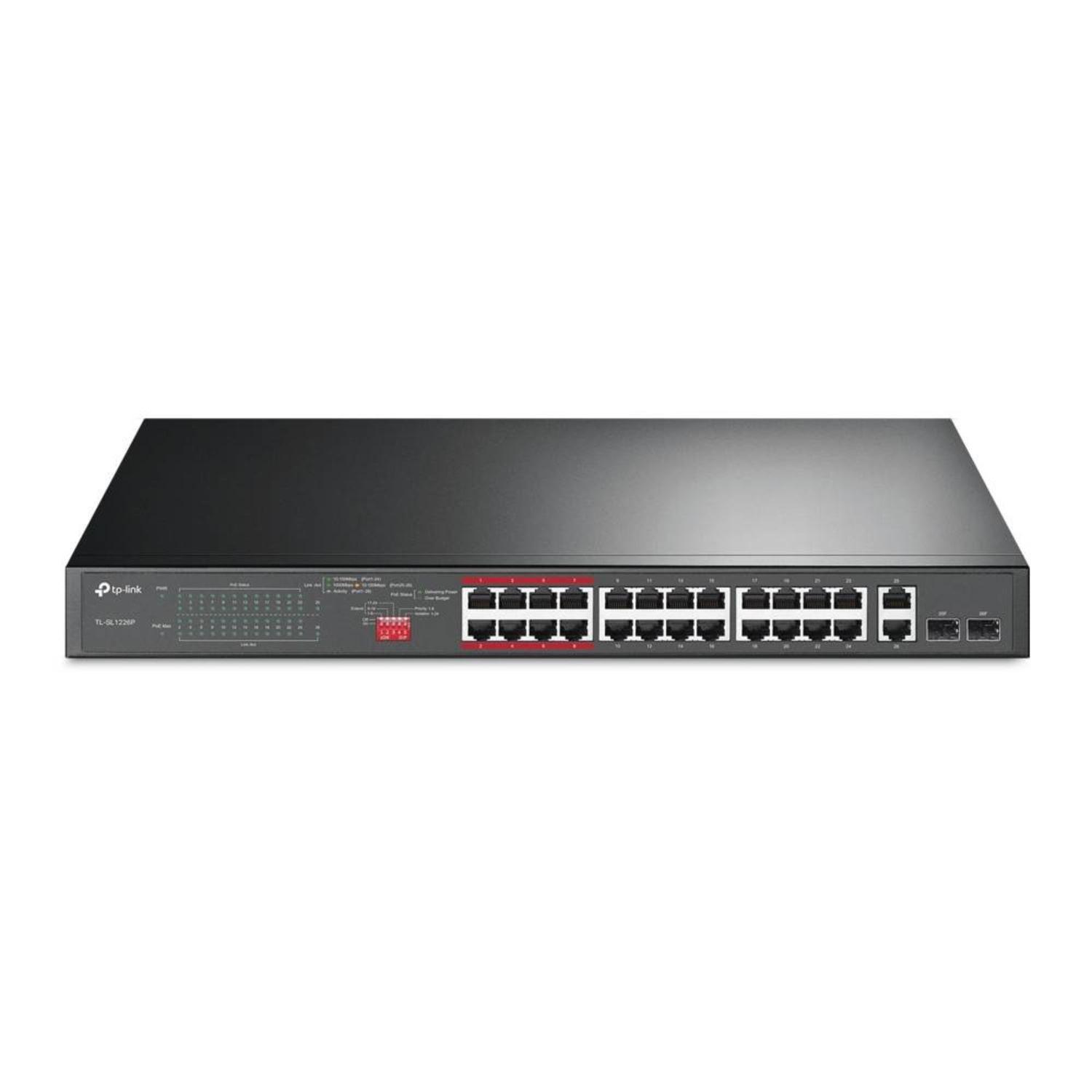 Switch PoE+ no Gestionable TP-Link TL-SL1226P 24 puertos-0