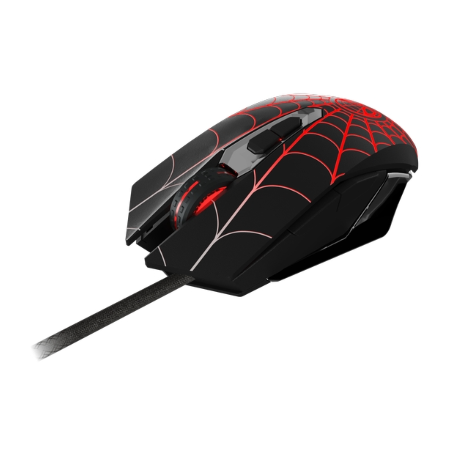 Mouse Gamer Spider-Man Miles Morales 7 Botones-2