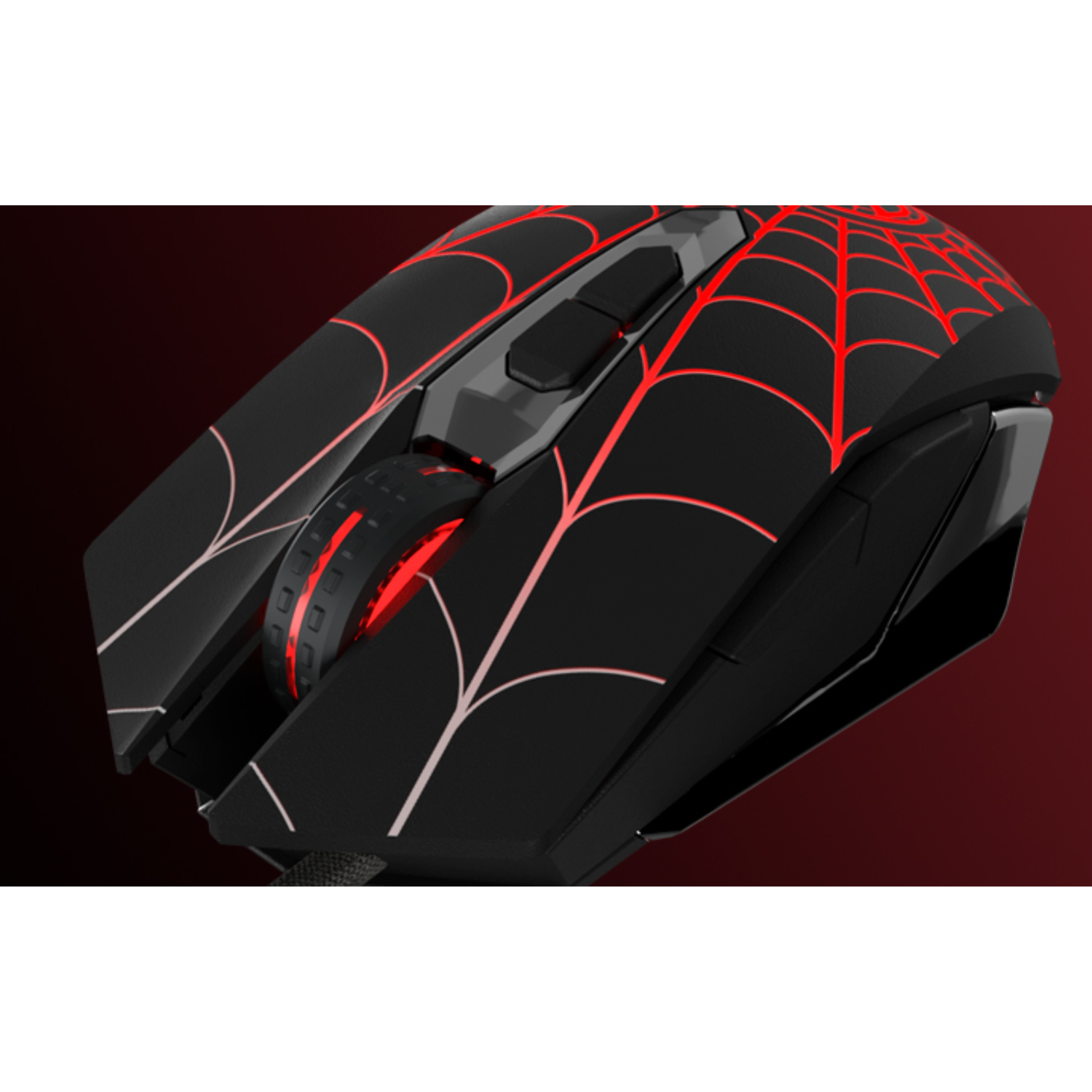 Mouse Gamer Spider-Man Miles Morales 7 Botones-7