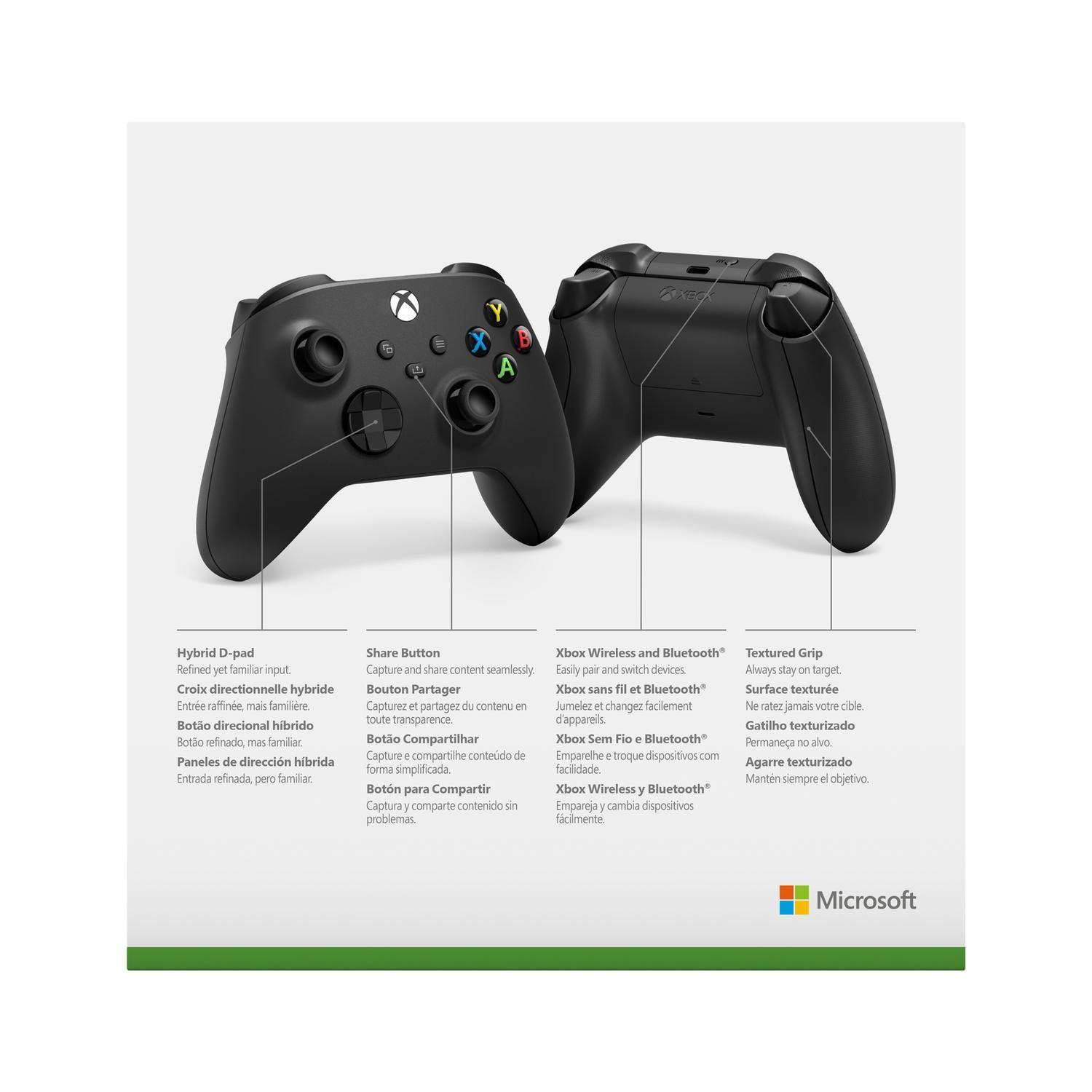 Control Inalámbrico Xbox Bluetooth/USB Negro-4