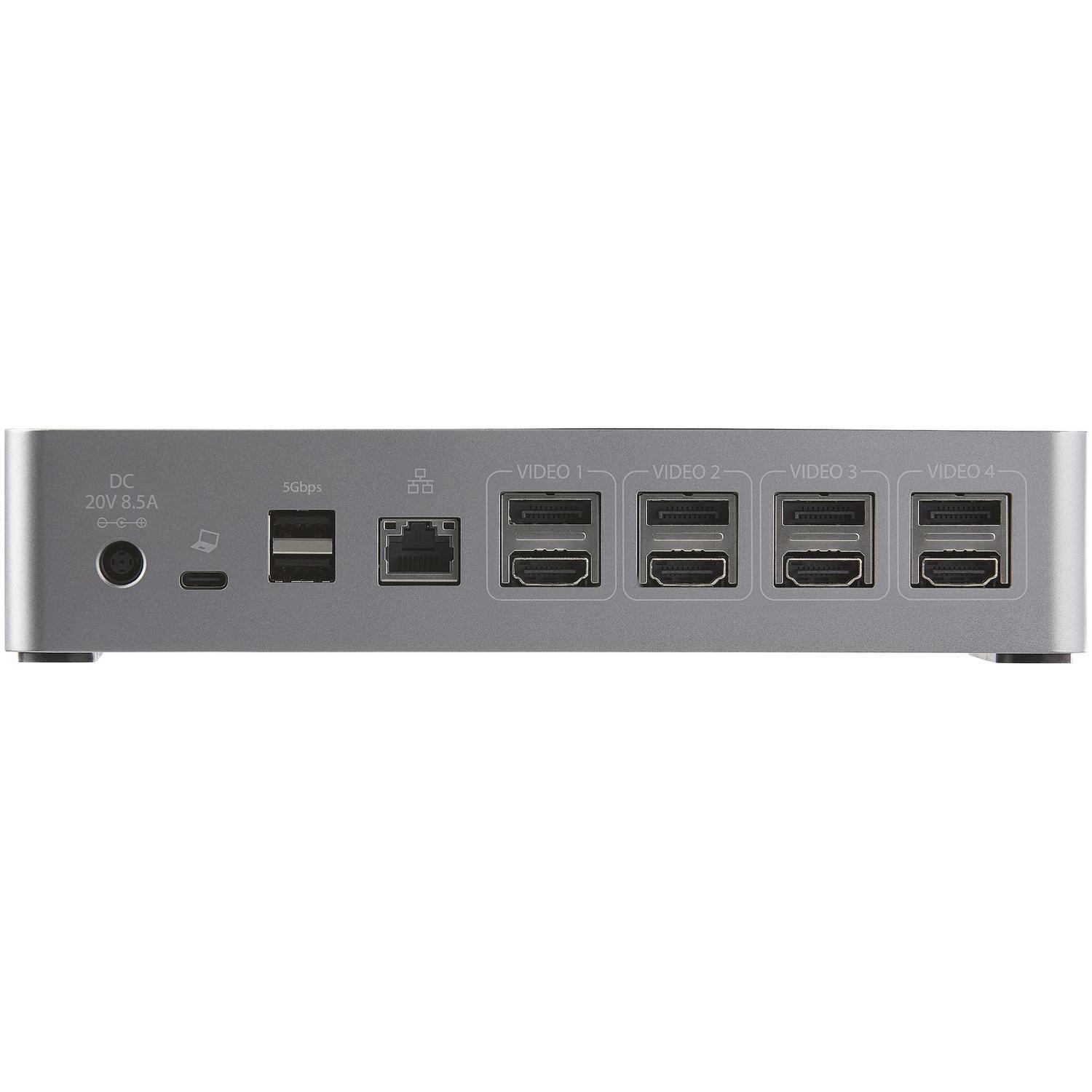 Docking Station StarTech USB Tipo C para 4 Monitores 4K-3