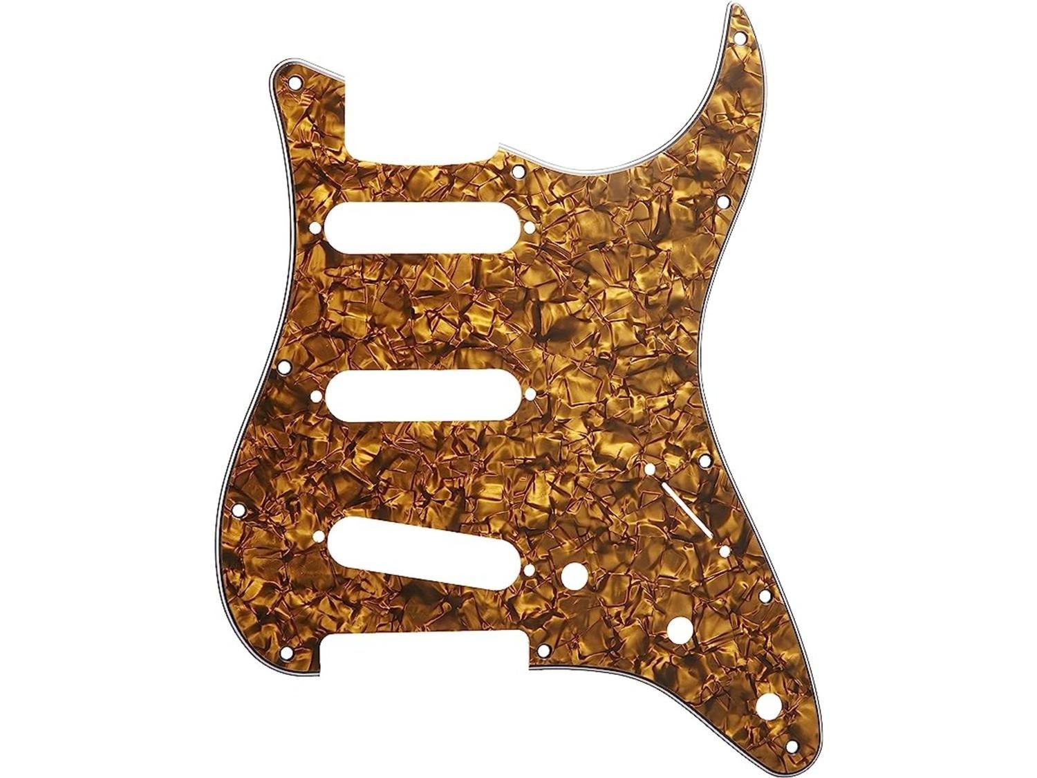 Pickguard para Guitarra Eléctrica Strato Strat - gold pearl-1