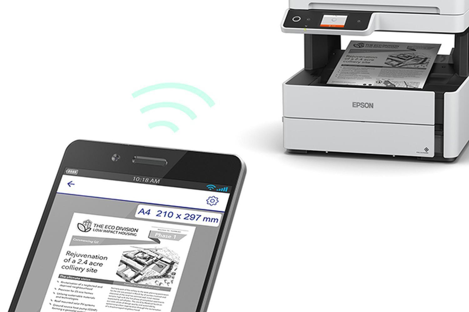 Impresora Multifuncional EcoTank M3180 Monocromática WiFi-3