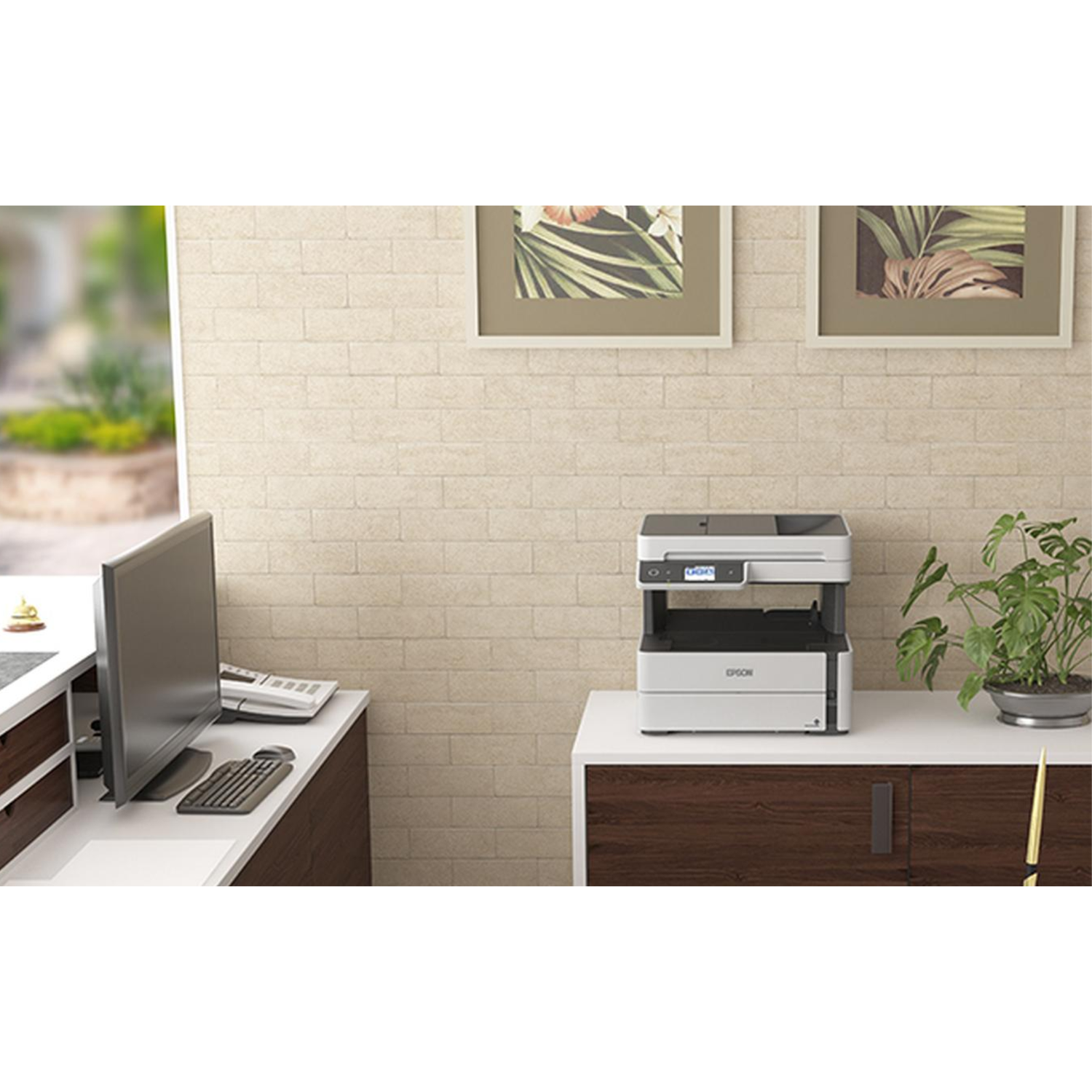 Impresora Multifuncional EcoTank M3180 Monocromática WiFi-4