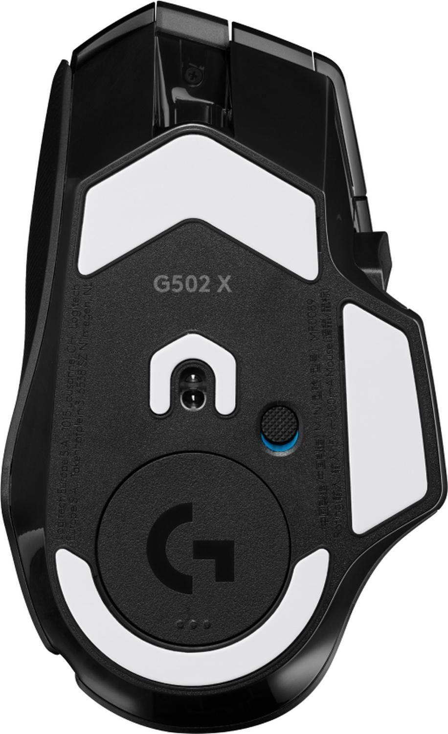 Mouse G502 X Plus Diestro RF inalámbrico Óptico-5