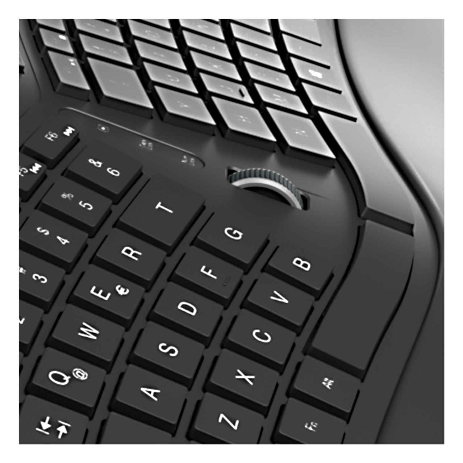 Teclado Transcend RF inalámbrico QWERTY Español Negro-2