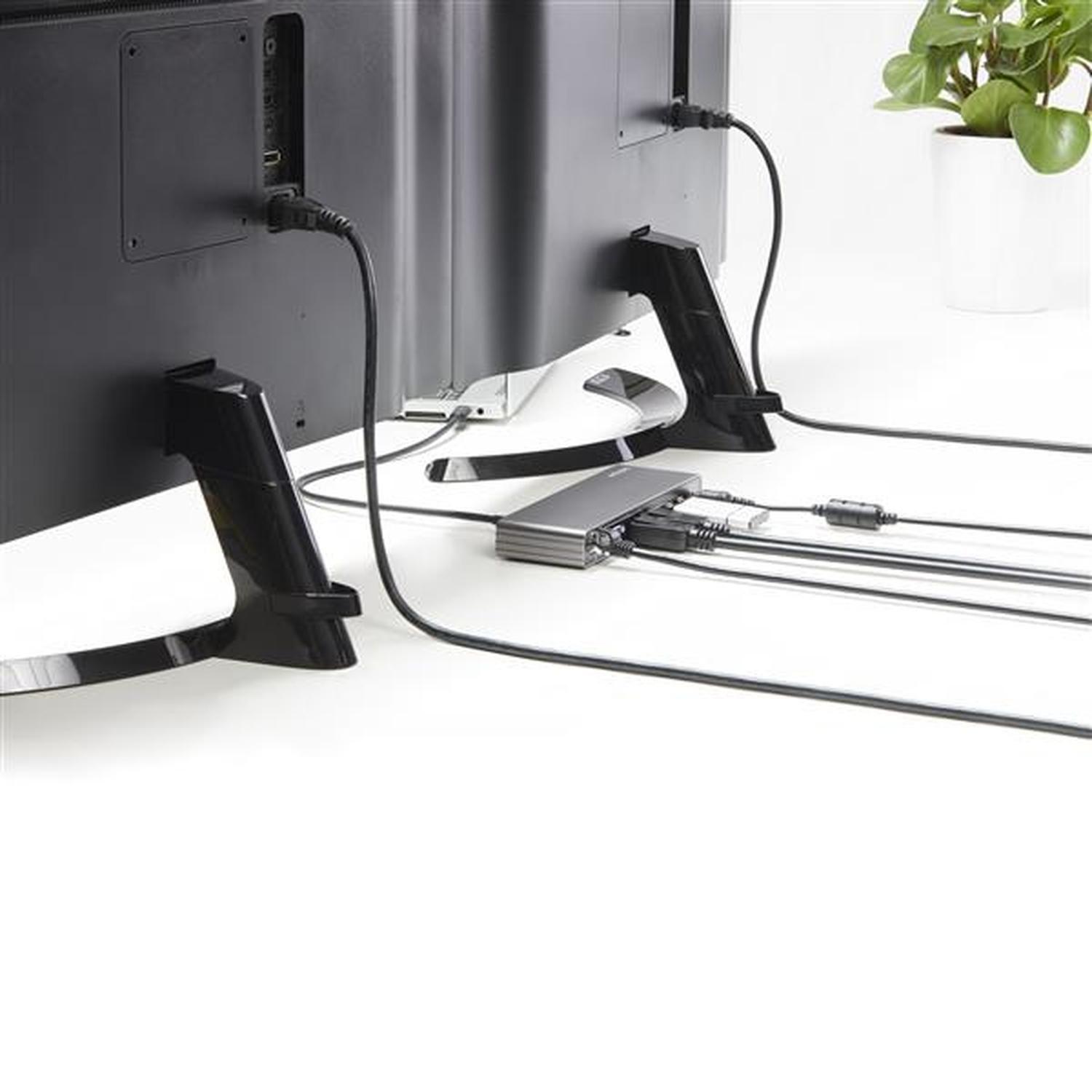 Docking Station StarTech Thunderbolt 3 2 Monitores 4K y 85W-4