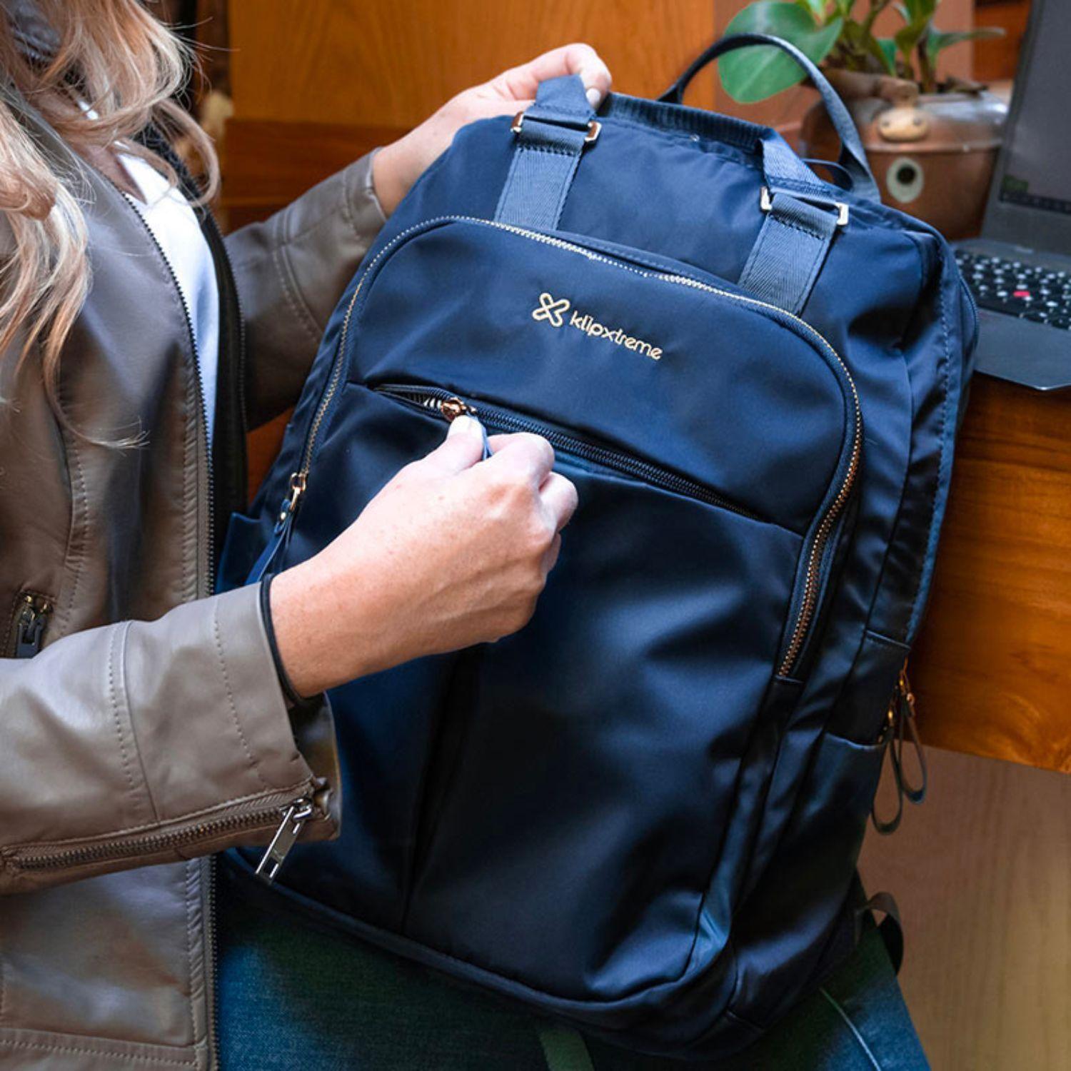 Mochila casual Toscana Azul-3